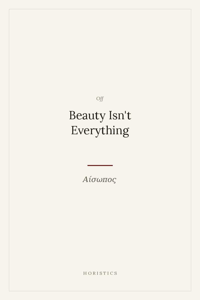 Off-005 — Beauty Isn't Everything cover