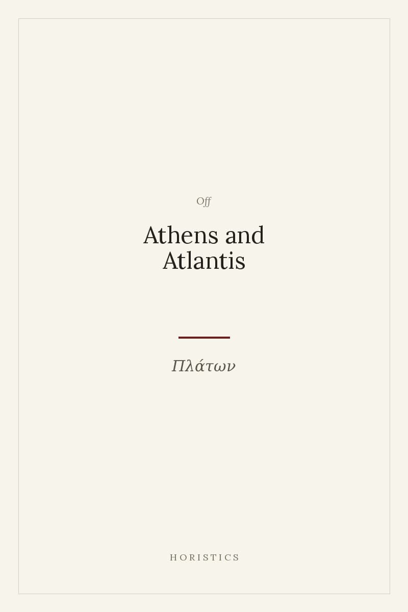 Off-011 — Athens and Atlantis cover